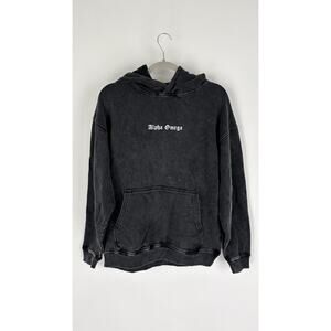 Alpha Omega Soldier Of God Hoodie Pullover Size Small Washed Black New Jesus